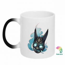 Чашка-хамелеон Genshin Impact Xiao's mask - PrintSalon