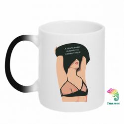 Чашка-хамелеон Gentleman Is Simply A Patient Wolf - PrintSalon