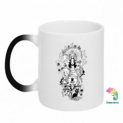 Чашка-хамелеон Герои Хаяо Миядзаки - PrintSalon