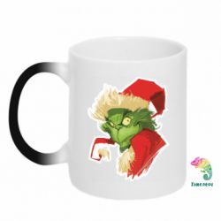 Чашка-хамелеон Грінч портрет - PrintSalon