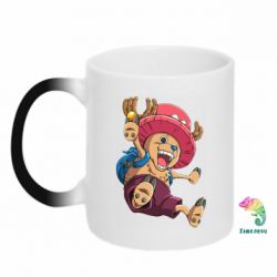 Чашка-хамелеон Chopper Tony Tony with a smile - PrintSalon