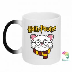 Чашка-хамелеон Harry Potter cat - PrintSalon