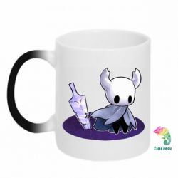 Чашка-хамелеон Hollow Knight with a sword - PrintSalon