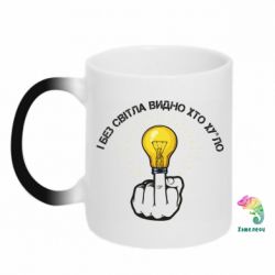 Чашка-хамелеон І без світла видно хто х*йло - PrintSalon