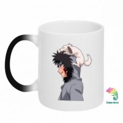 Чашка-хамелеон Инузука Кіба та Акамару - PrintSalon