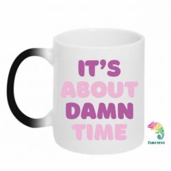 Чашка-хамелеон It's About Damn Time - PrintSalon