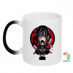 Чашка-хамелеон Itachi Uchiha Naruto - PrintSalon