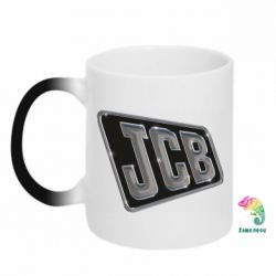Чашка-хамелеон JCB cool logo - PrintSalon
