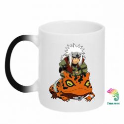 Чашка-хамелеон Jiraiya and Gamabunta - PrintSalon