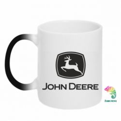 Чашка-хамелеон John Deere color logo - PrintSalon