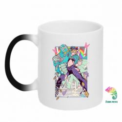 Чашка-хамелеон Jojo's bizzare poster - PrintSalon
