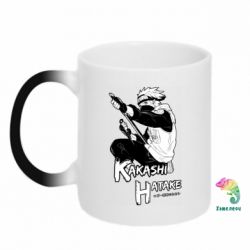 Чашка-хамелеон Kakashi Hatake art - PrintSalon