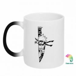 Чашка-хамелеон Kakashi knife