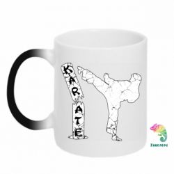 Чашка-хамелеон Каратэ удар - PrintSalon