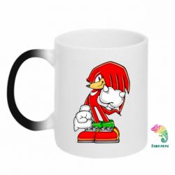 Чашка-хамелеон Knuckles the Echidna - PrintSalon