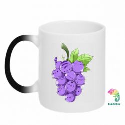 Чашка-хамелеон Кот-виноград - PrintSalon