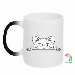 Чашка-хамелеон Котейка - PrintSalon