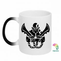 Чашка-хамелеон Kratos silhouette - PrintSalon