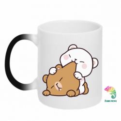 Чашка-хамелеон Кусь мишки - PrintSalon
