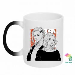 Чашка-хамелеон Manjiro And Draken - PrintSalon