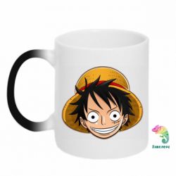 Чашка-хамелеон Monkey D. Luffy from One Piece - PrintSalon