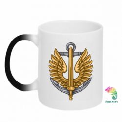 Кружка-хамелеон Морская Пехота Украины - PrintSalon