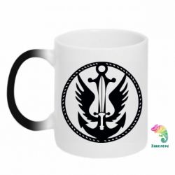 Кружка-хамелеон Морская Пехота - PrintSalon