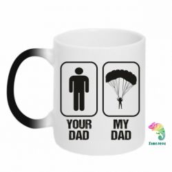 Чашка-хамелеон my dad - PrintSalon