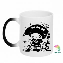 Чашка-хамелеон My Melody - PrintSalon