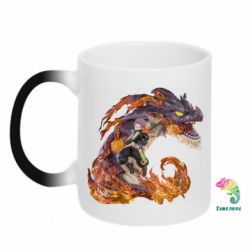 Чашка-хамелеон Natsu with a dragon - PrintSalon