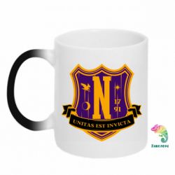 Чашка-хамелеон Nevermore Academy Logo - PrintSalon