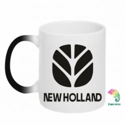 Чашка-хамелеон New Holland - PrintSalon