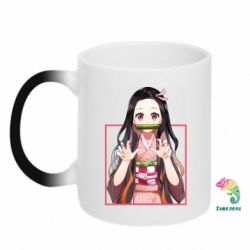 Чашка-хамелеон Nezuko - PrintSalon