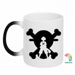 Чашка-хамелеон One Piece Luffy Captain - PrintSalon