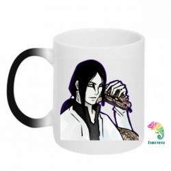 Чашка-хамелеон Orochimaru with a snake - PrintSalon