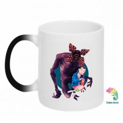 Чашка-хамелеон ОСД Одиннадцать и Демогоргон - PrintSalon