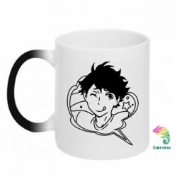 Чашка-хамелеон Ойкава Тоору - PrintSalon