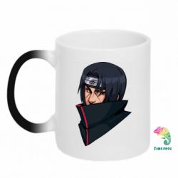 Чашка-хамелеон Portrait of Itachi - PrintSalon