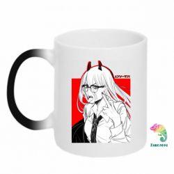 Чашка-хамелеон Power red - PrintSalon