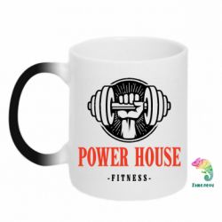 Чашка-хамелеон Powerhouse fitness - PrintSalon