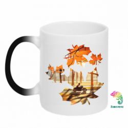Чашка-хамелеон Проезжая осень - PrintSalon