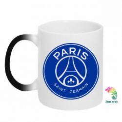 Чашка-хамелеон PSG Logo - PrintSalon