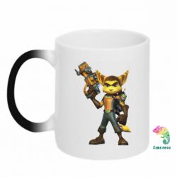 Чашка-хамелеон Ratchet with Clank - PrintSalon