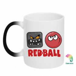 Чашка-хамелеон Red ball 4 - PrintSalon