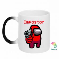 Чашка-хамелеон Red Impostor - PrintSalon