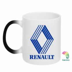 Чашка-хамелеон Renault 1972 Logo - PrintSalon