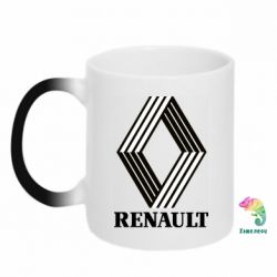 Чашка-хамелеон Renault Logo 1972 - PrintSalon