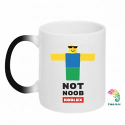 Чашка-хамелеон Roblox Not Noob