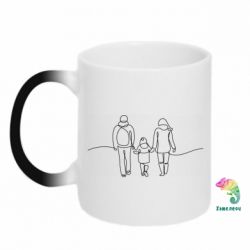 Чашка-хамелеон Семья! - PrintSalon