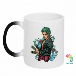 Чашка-хамелеон Ророноа Зоро - PrintSalon